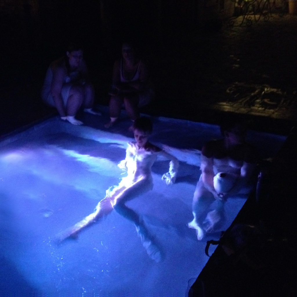 And then we stayed up all night talking philosophy in the pool, of course, with or without our clothes according to our whims.