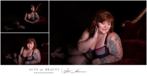 Gorgeous plus size boudoir photos